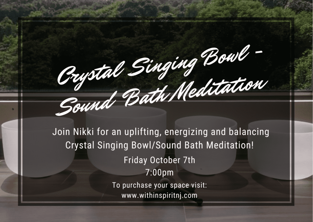 Crystal Singing Bowl/Sound Bath Meditation | Love Flemington