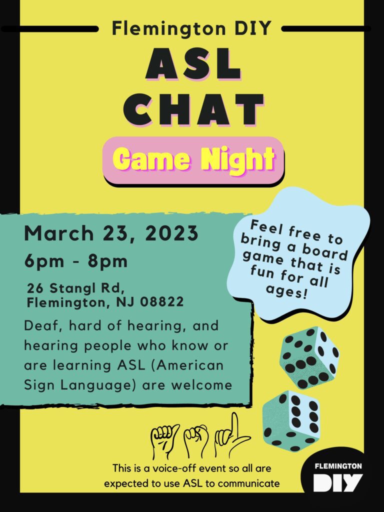 ASL Chat (Game Night) | Love Flemington